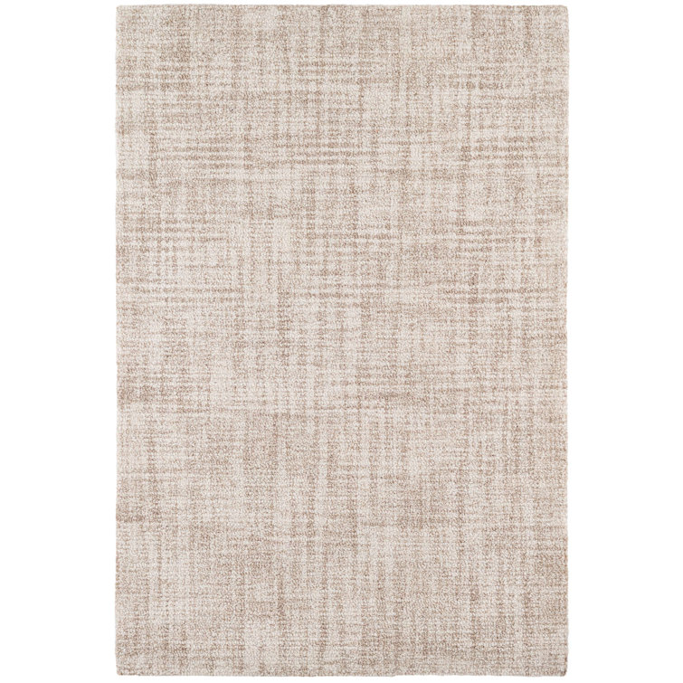 Dash and Albert Rugs Crosshatch Handmade Looped/Hooked Wool Ivory Rug & Reviews Wayfair